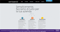 Desktop Screenshot of centoservizi.it